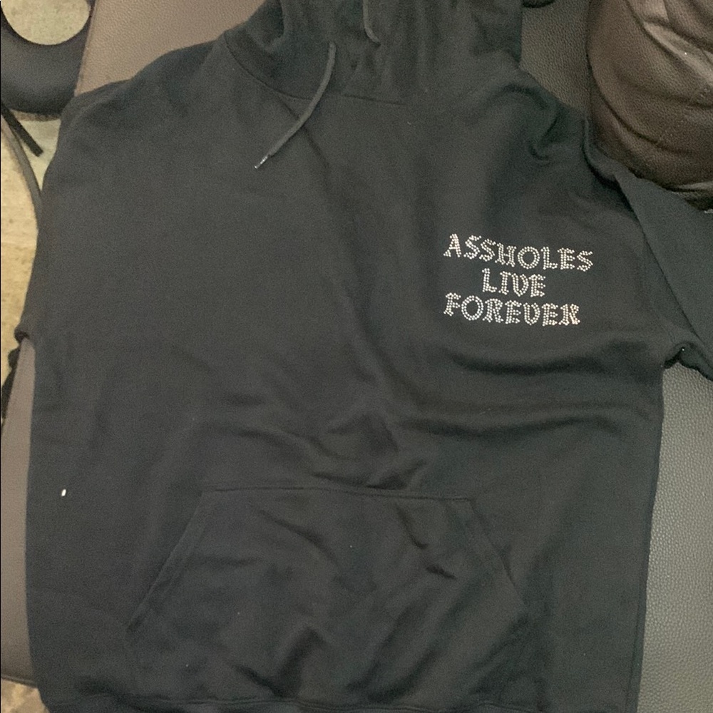 Black Graphic Women's Sweater